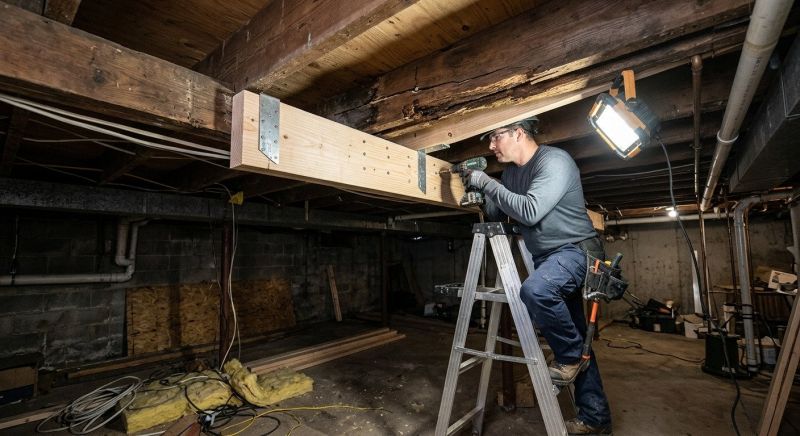 Garage Beam Repair in Kansas City, KS