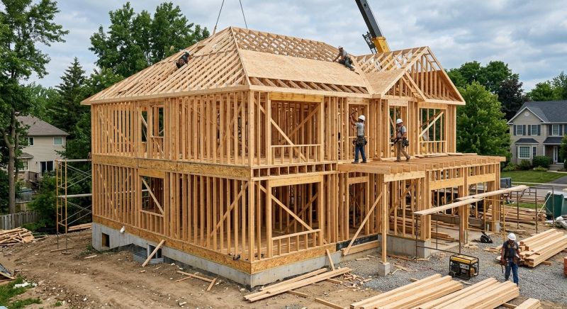 House Framing in Conroe, TX