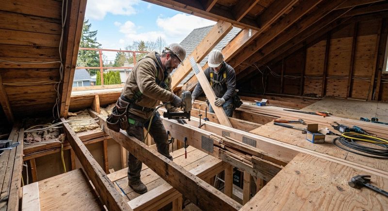 Roof Beam Repair in Wilmington, NC